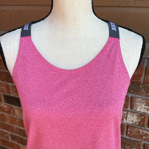 Nike Dri-Fit Elastika Racerback Women's Pink Tank Top Size Small - Picture 2 of 8